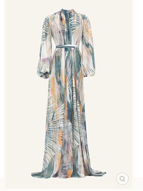 NWT Andrea Iyamah Sade Cover-up Abstract Bark Dress in  - S/M